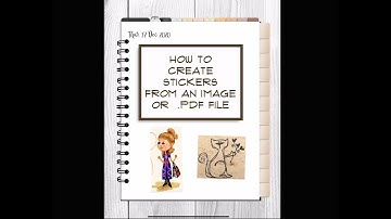 ZOOMNOTES - How to Create Stickers/(Symbols/Stamps) From An Image Or A .PDF File + also transparency
