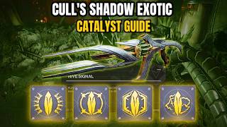 QUICK AND EASY GUIDE HOW TO GET CULLS SHADOW EXOTIC CATALYST DESTINY 2 PLAYSTATION 5