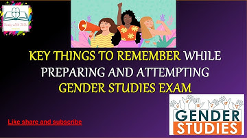 Gender Studies | Secrets to score 70-80 marks in Gender Stds??