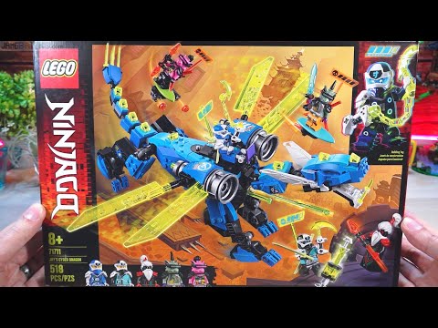Pure build 🔊 LEGO Ninjago Jay's Cyber Dragon 71711 ASMR