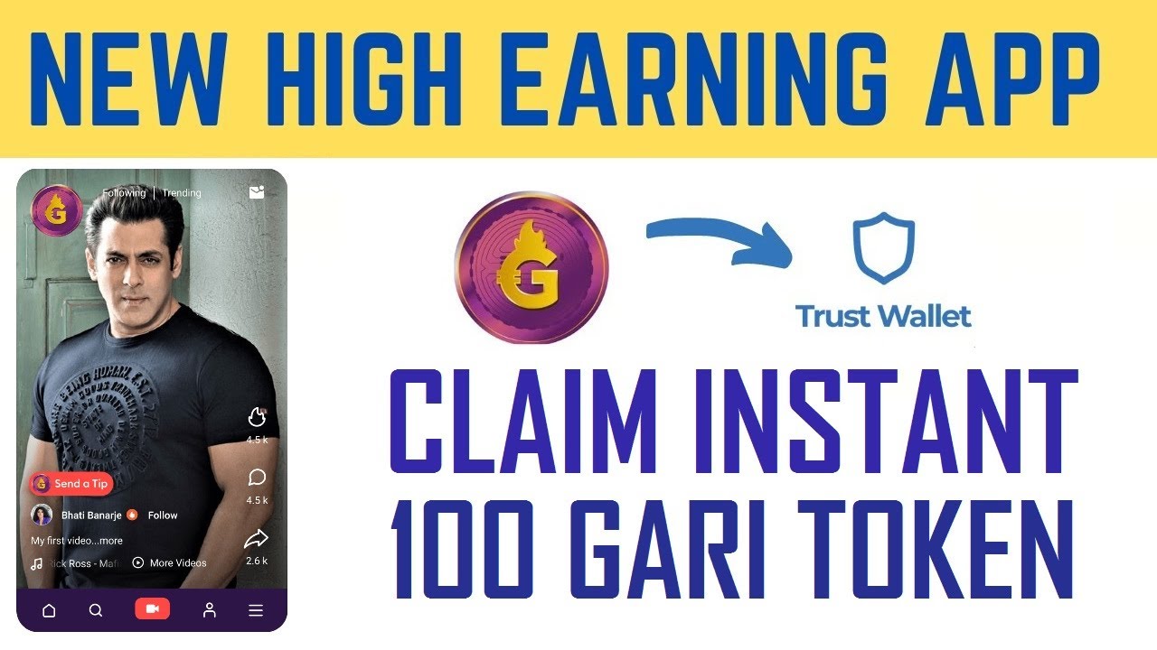 Join Gari Token Airdrop for Instant 100 Gari Token in Trust Wallet | Chingari App Whitelist