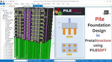 Pile Foundation Design in protastructure using PileSoft