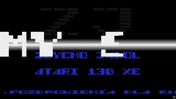 ATARI 8BIT ZJ zbycho jabol DEMO xex 600 ATARI 8BIT XL XE 400 600 800 1200
