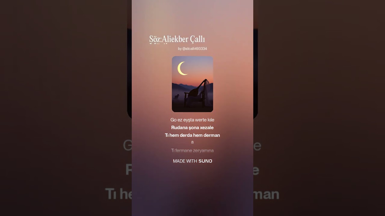 Ezo. Tı ne roca...(Zazaca)