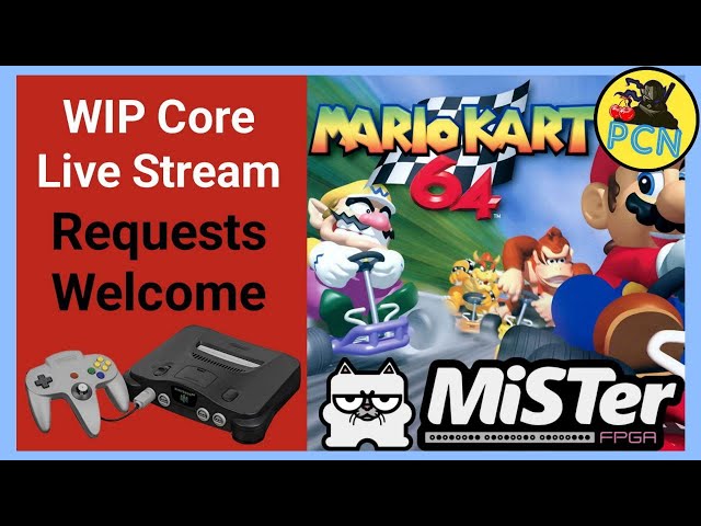 N64 MiSTer FPGA - WIP Core Live Testing (20230820) 