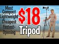 Travel tripods most lightweight compact cheapest eye level tripods in the world