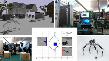 Risk-Averse MPC via Visual-Inertial Input and Recurrent Networks for Online Collision Avoidance