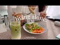 Days in the life of living aloneslow days food diary office worker routine  living alone in ph