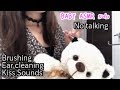 【ASMR】No talking-ブラッシング・耳かき・キスの音【音フェチ】