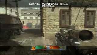 MW3 - MSR quick scope unbelievable!!!! [REACTIONS]