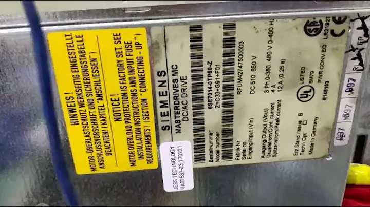 Repair Siemens 6se7014-0tp50-z | Output Unbalance | JESS TECHNOLOGY MALAYSIA