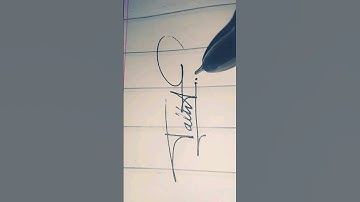 Talha Name Signature Styles #signaturestyle #shortvideoviral