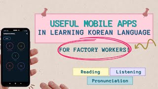 HELPFUL MOBILE APPS TO LEARN KOREAN| FOR FACTORY WORKER IN KOREA screenshot 4