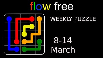 Flow free WEEKLY Puzzles, Pluses Challenge, 8-14 March - Gameplay Walkthrough (iOS & Android)