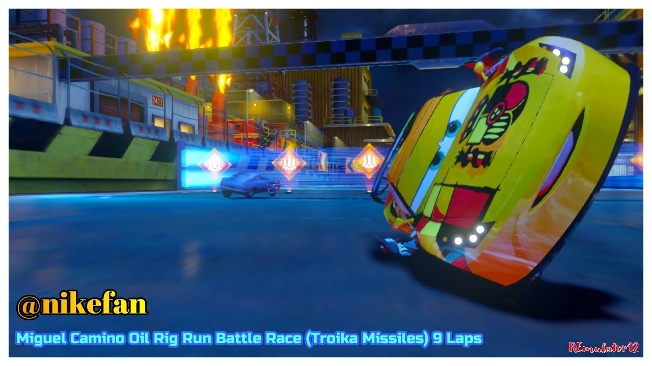 Cars 2 The Video Game | Miguel Camino - Battle Race (Troika Missiles ...