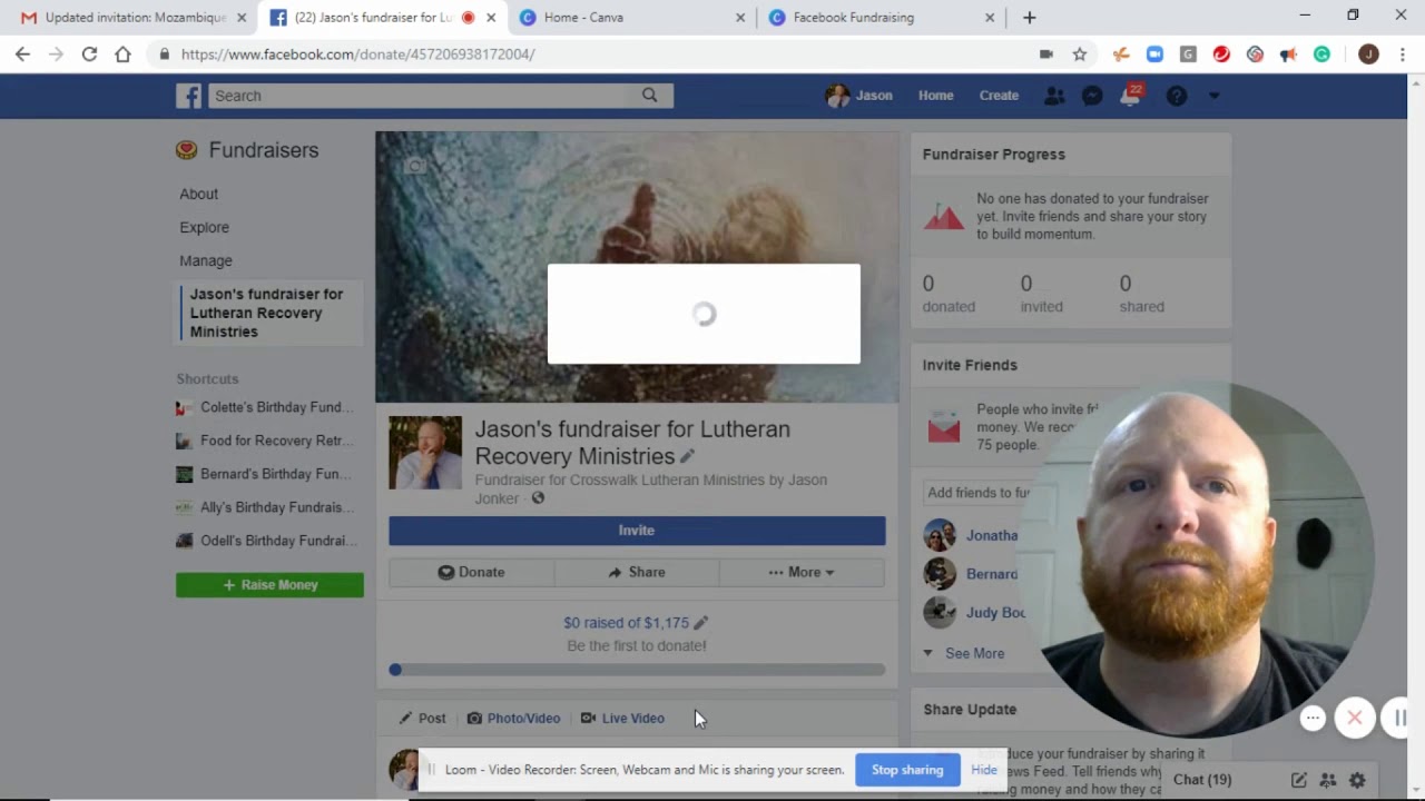 How to set up a facebook fundraiser