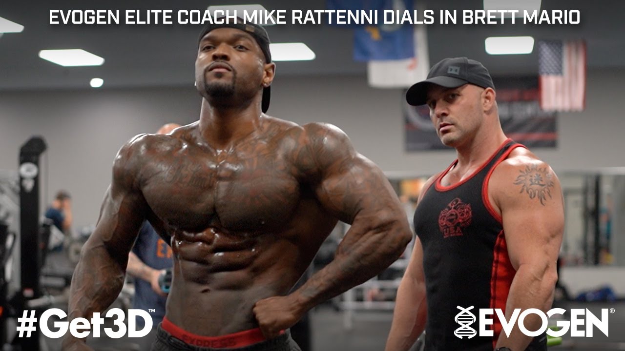 Team Evogen Elite Coach Mike Rattenni Dials In Brett Mario 6 days Out
