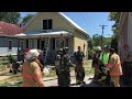 Fire on Fourth Street in DePue
