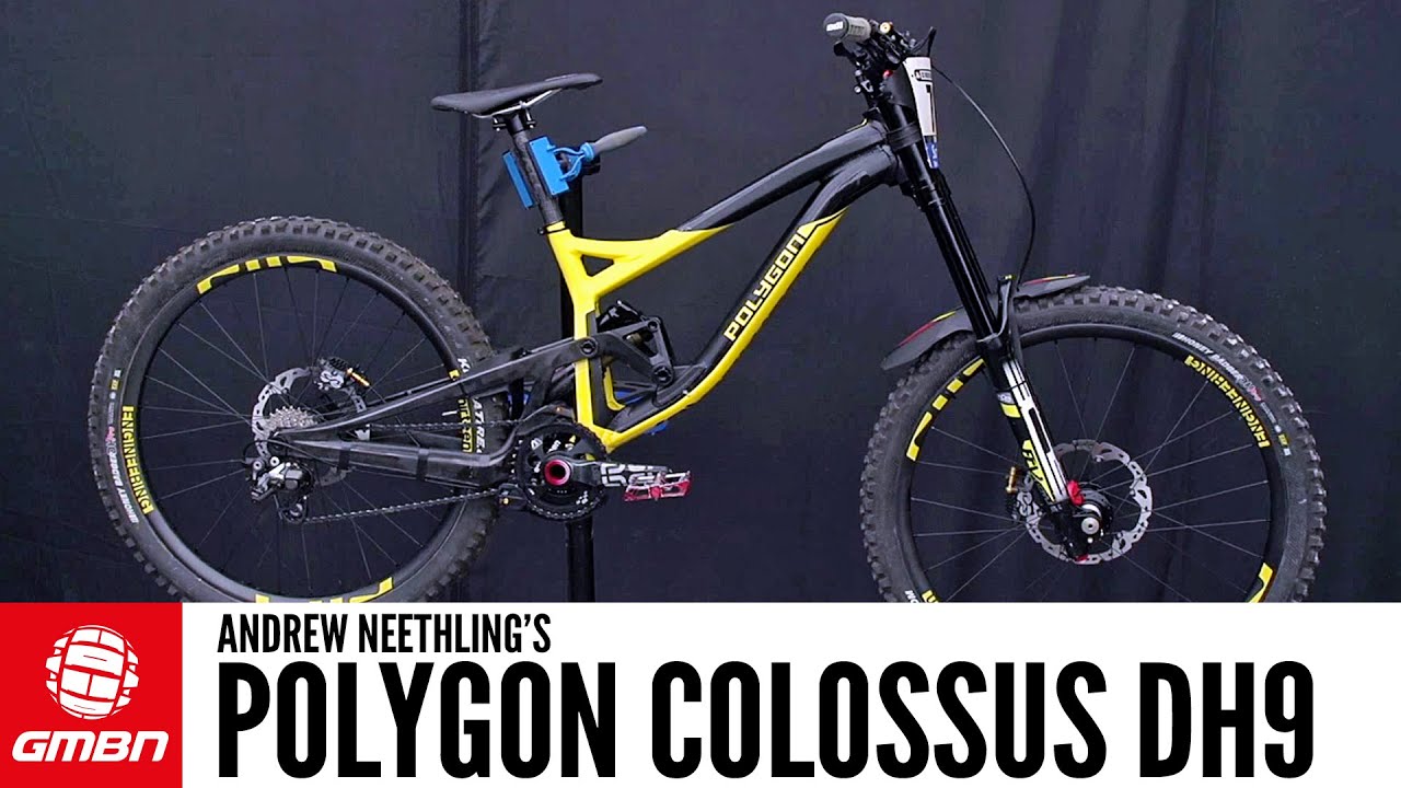 Andrew Neethling s Polygon Colossus  DH 9 Pro Bike 