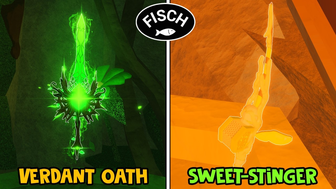 Как получить Verdant Oath Rod и Sweet-Stinger Rod в ФИШ роблокс | Fisch roblox | Все бестиарии