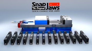 New! Snap Jaws Quick Change Vise Jaws "Hardened Step Jaws"
