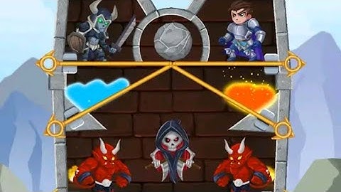 Rescue Hero New Gameplay Walkthrough Puzzle | Pull The Pin Android IOS Mobile Game