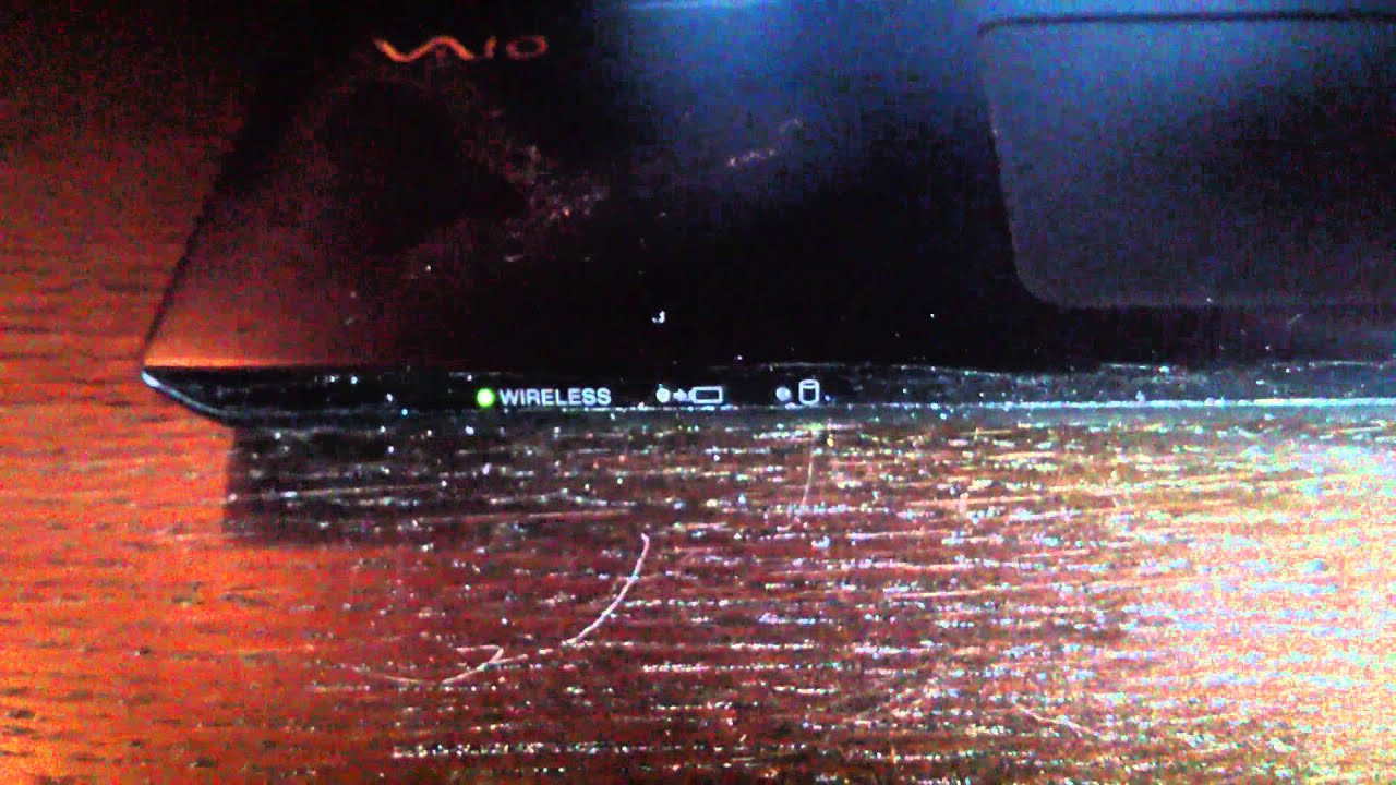 Sony vaio SVS13A190X battery LED fast blinking YouTube