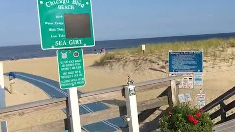 Can you eat at Sea Girt beaches?