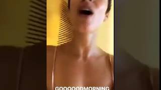 American social media star Julieanna Goddard aka YesJulz Nude sexy in the room