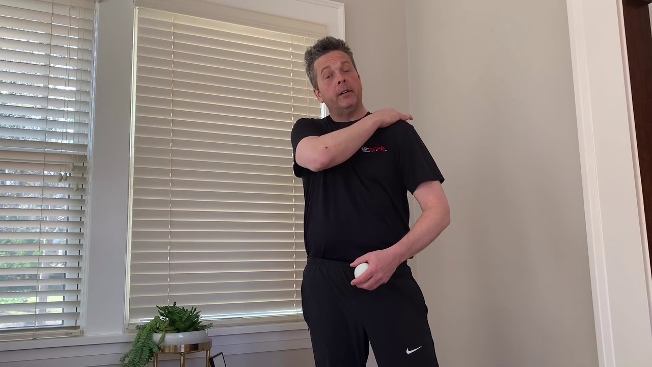 Posterior Shoulder Release with Lacrosse/Massage ball YouTube