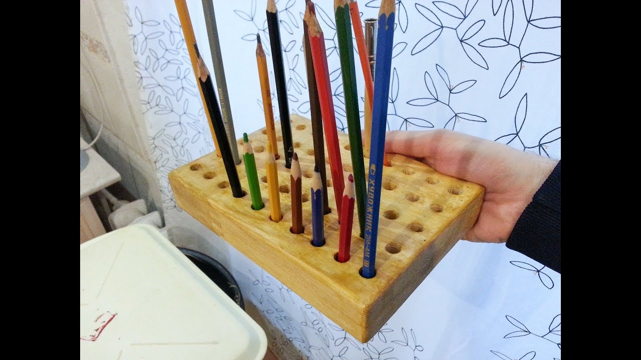 Изготовление КАРАНДАШНИЦЫ. - YouTube