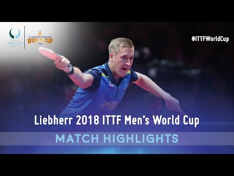 Jonathan Groth vs Mattias Falck | 2018 ITTF Men's World Cup Highlights ( Group )