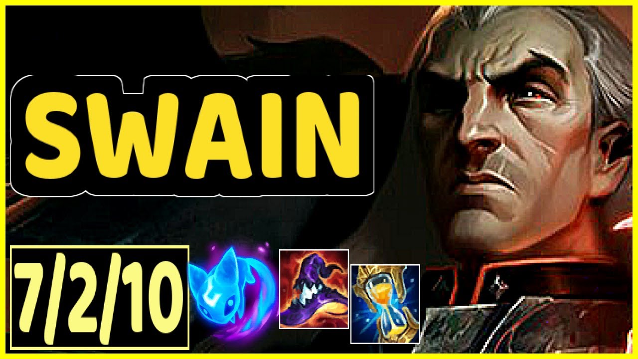SWAIN VS GAREN - 7/2/10 KDA MID GAMEPLAY DIAMOND IV
