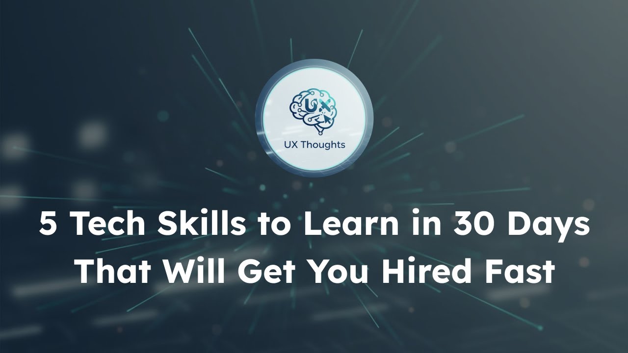 5 Tech Skills to Learn in 30 Days That Will Get You Hired Fast - YouTube