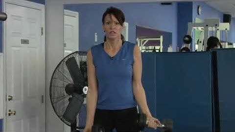 The Bicep Curl Flat Bosu Ball Exercise