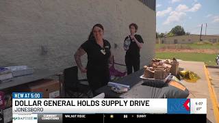Dollar General hosts back-to-school supply drive for Jonesboro students