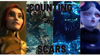Counting Scars//AMV//Multifandom Villains