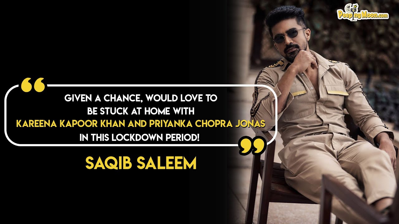 Saqib Saleem answers fan questions during a live interview session with PeepingMoon