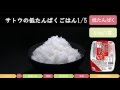 レナケアーサトウの低たんぱくごはん5分の1　特食動画　（腎臓病食）