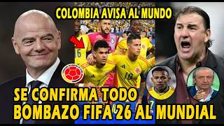 BATACAZO OFICIAL 26 DE COLOMBIA AL MUNDIAL FIFA SACUDE JAMES RODRIGUEZ  LUIS DIAZ VILLA 