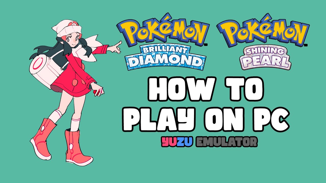 How to Play Pokemon Brilliant Diamond/Shining Pearl on PC (Ryujinx Emulator  4K 60FPS) 