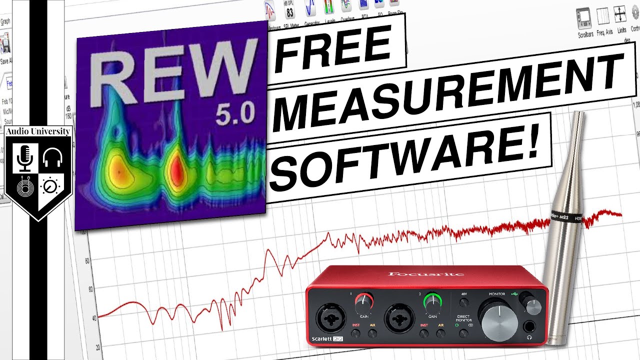 FREE Acoustical Measurement Software: Room EQ Wizard (REW) - YouTube