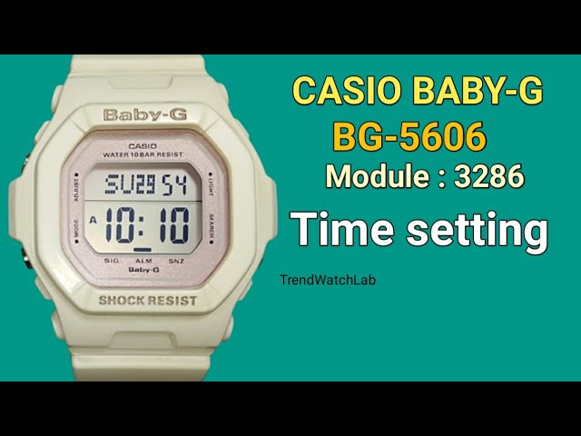 【美品】i02 CASIO カシオ Baby-G　モデルNo.3296