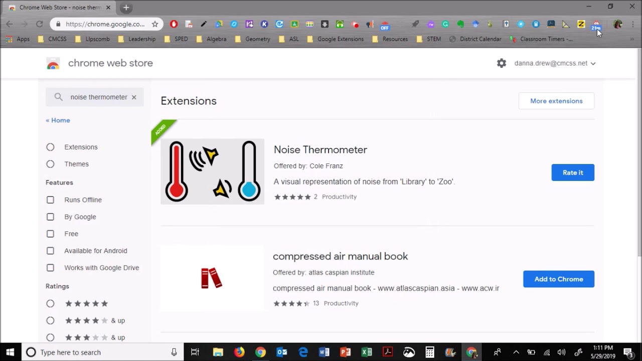 noise meter 1 click timer YouTube