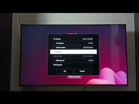 How to Set a Custom DNS Server on Samsung Tizen Smart TV, QLED, OLED, 4K TV, UHD TV