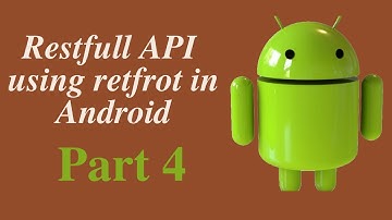 Rest API retrofit in android Part 4  ||  Restful API  ||  Retrofit ||  SQLite