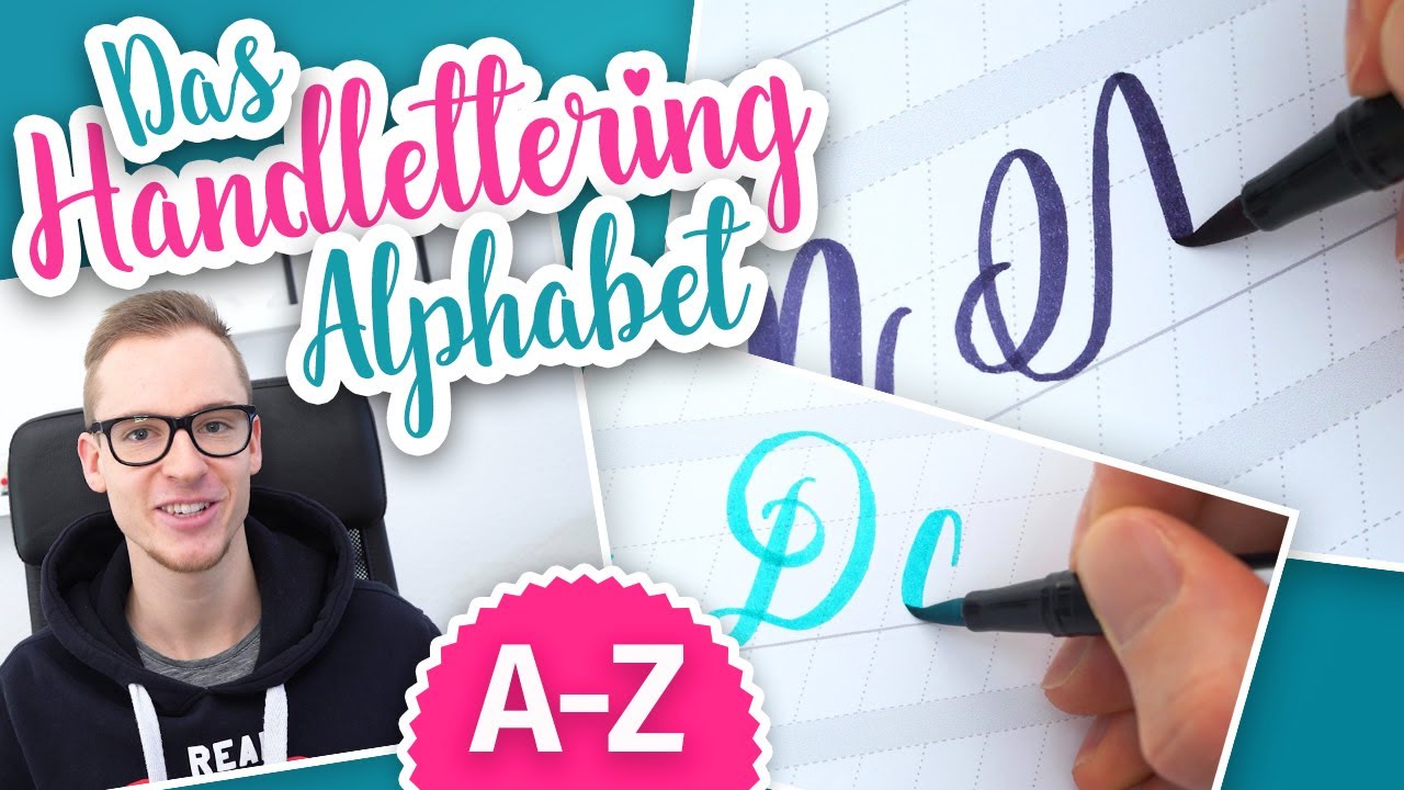 Featured image of post Handlettering Buchstaben Einfach - Weiter gehts mit dem buchstaben b.