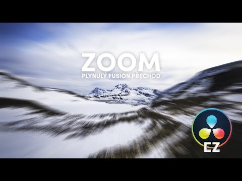 ZOOM Přechod – Takhle Přibližuje Profesionál | DaVinci Resolve | CZ Tutorial