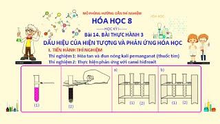 MPTN: Hòa Tan Và Đun Nóng Kali Pemanganat (Thuốc Tím), Thực Hiện P/Ứ Với Canxi Hiđroxit. Hóa Học 8