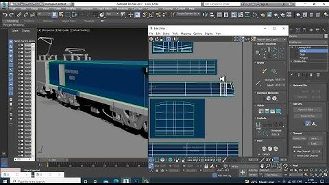 3DsMax Tutorials, Tutorial on 3D Modeling & Texturing a WAG12b Indian Locomotive in 3dsmax (Part 13)